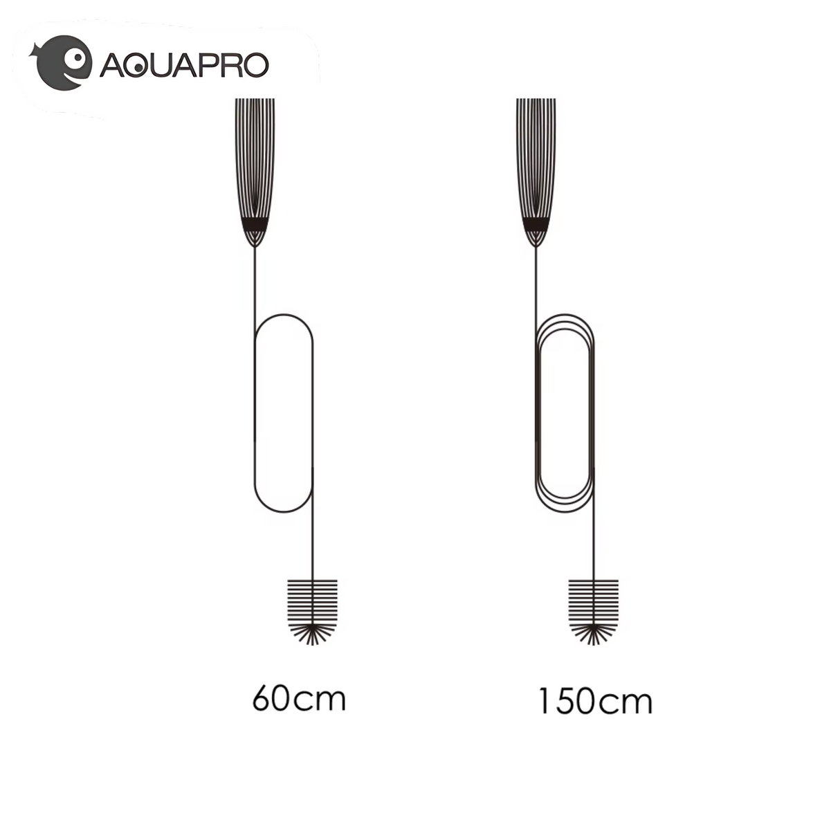 Aquapro Flexible Aquarium Pipe Cleaning Brush