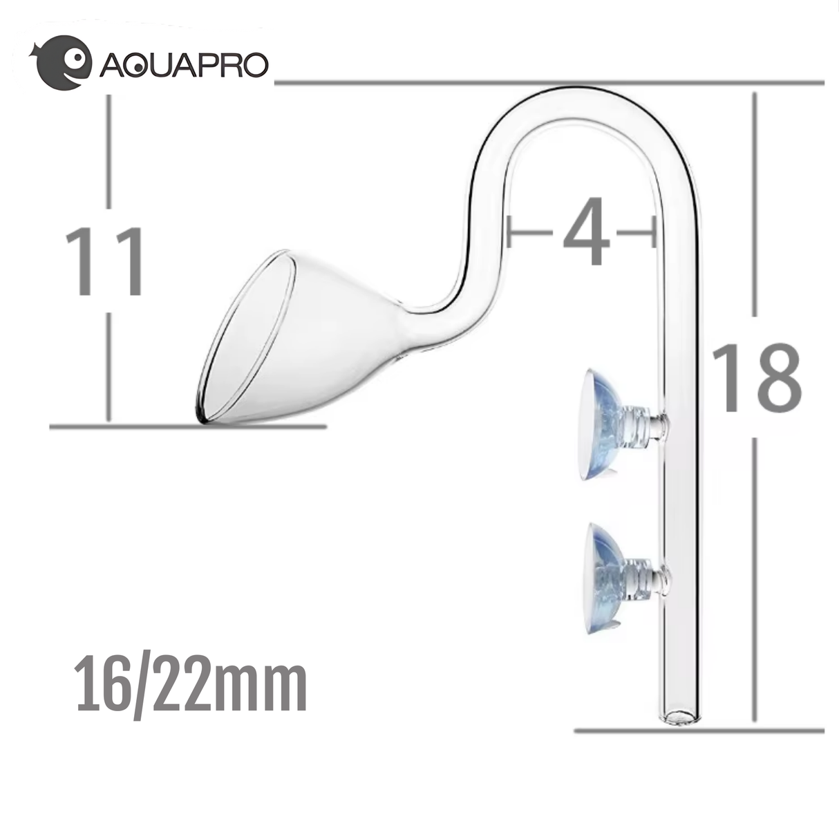 Aquapro Glass Lily Pipe Set