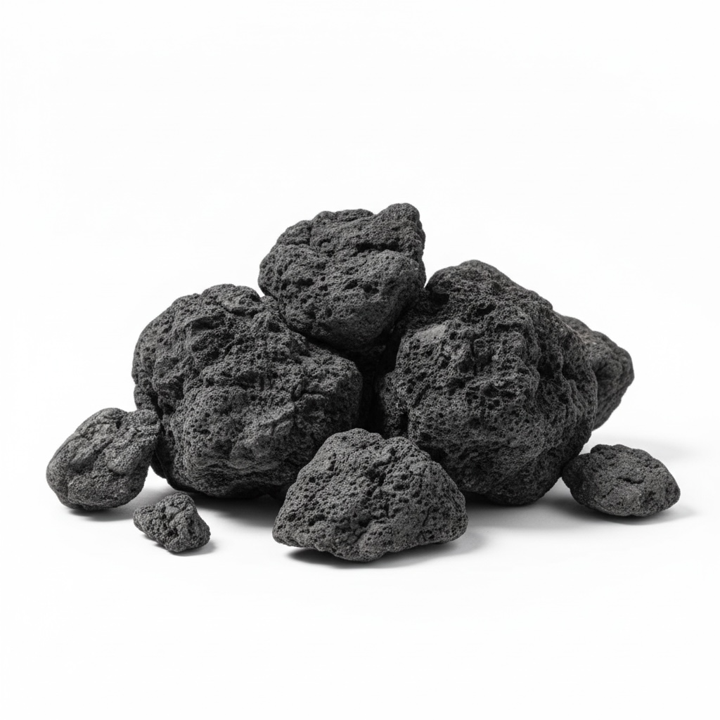 Pure Aquarium Black Lava Stone