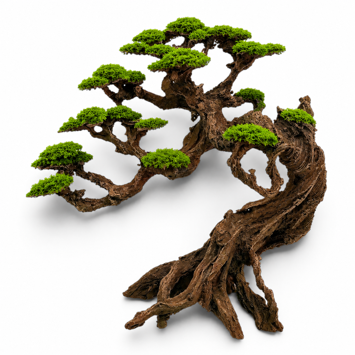 Crimson Ridge Resin Bonsai Tree