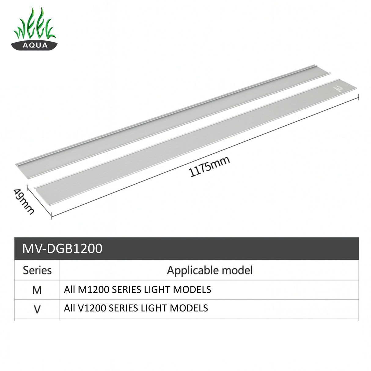 Week Aqua S,M,V Series Silver Light Shade