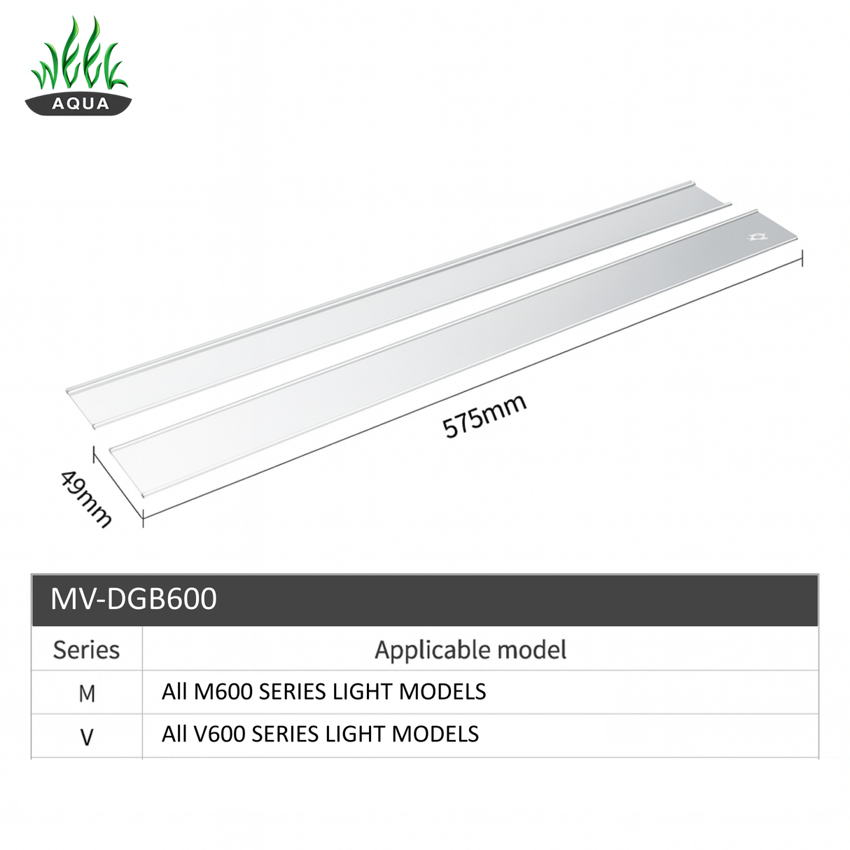 Week Aqua S,M,V Series Silver Light Shade