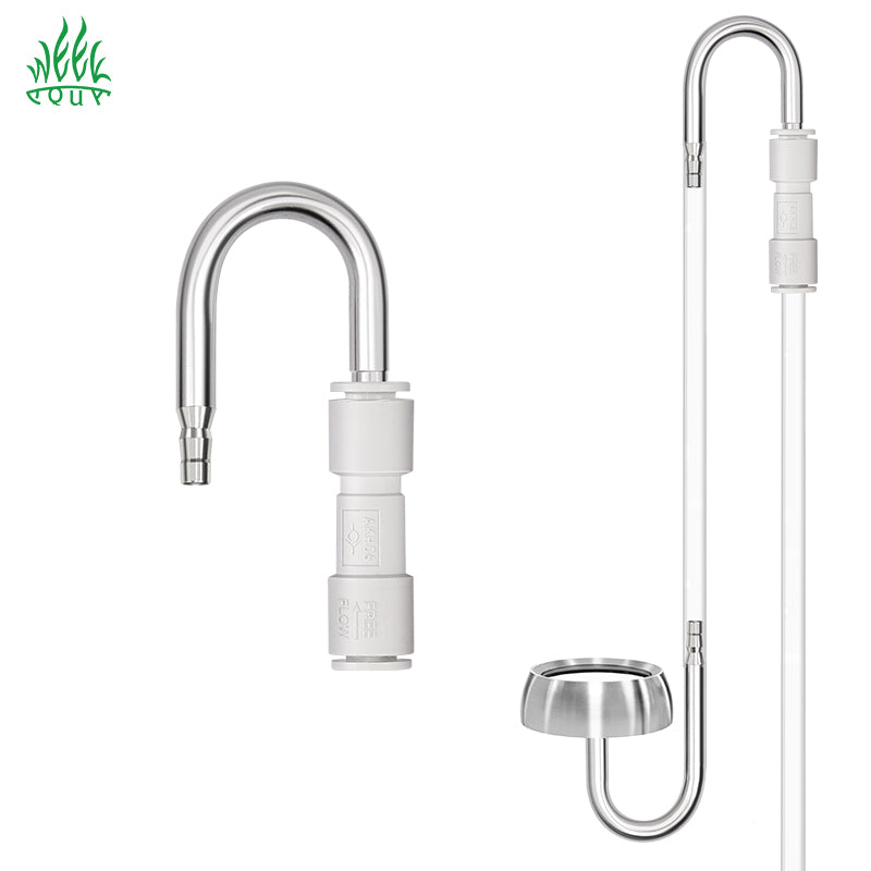 Week Aqua Stainless Steel CO2 U-Bend Pipe with Check Valve