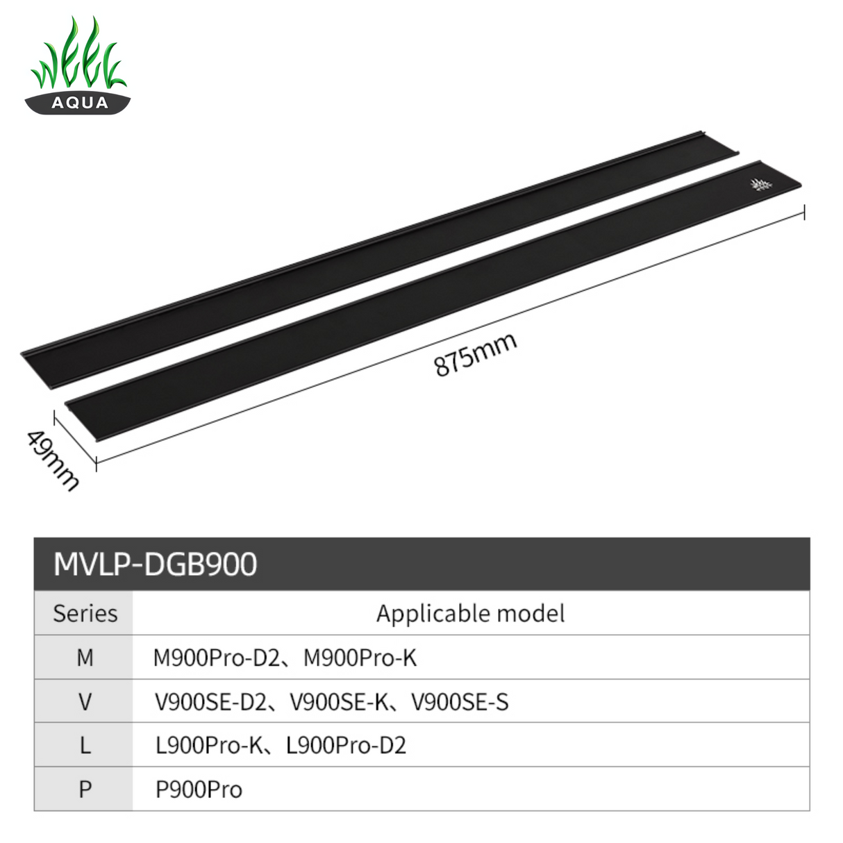 Week Aqua M,V,L,P Series Black Light Shade