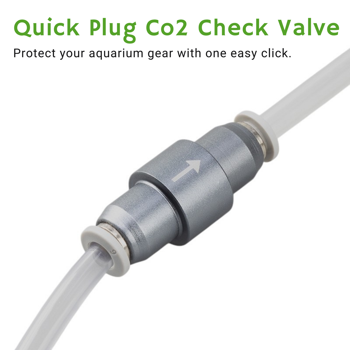 Wyin Aqua 快插式铝制 CO₂ 止回阀