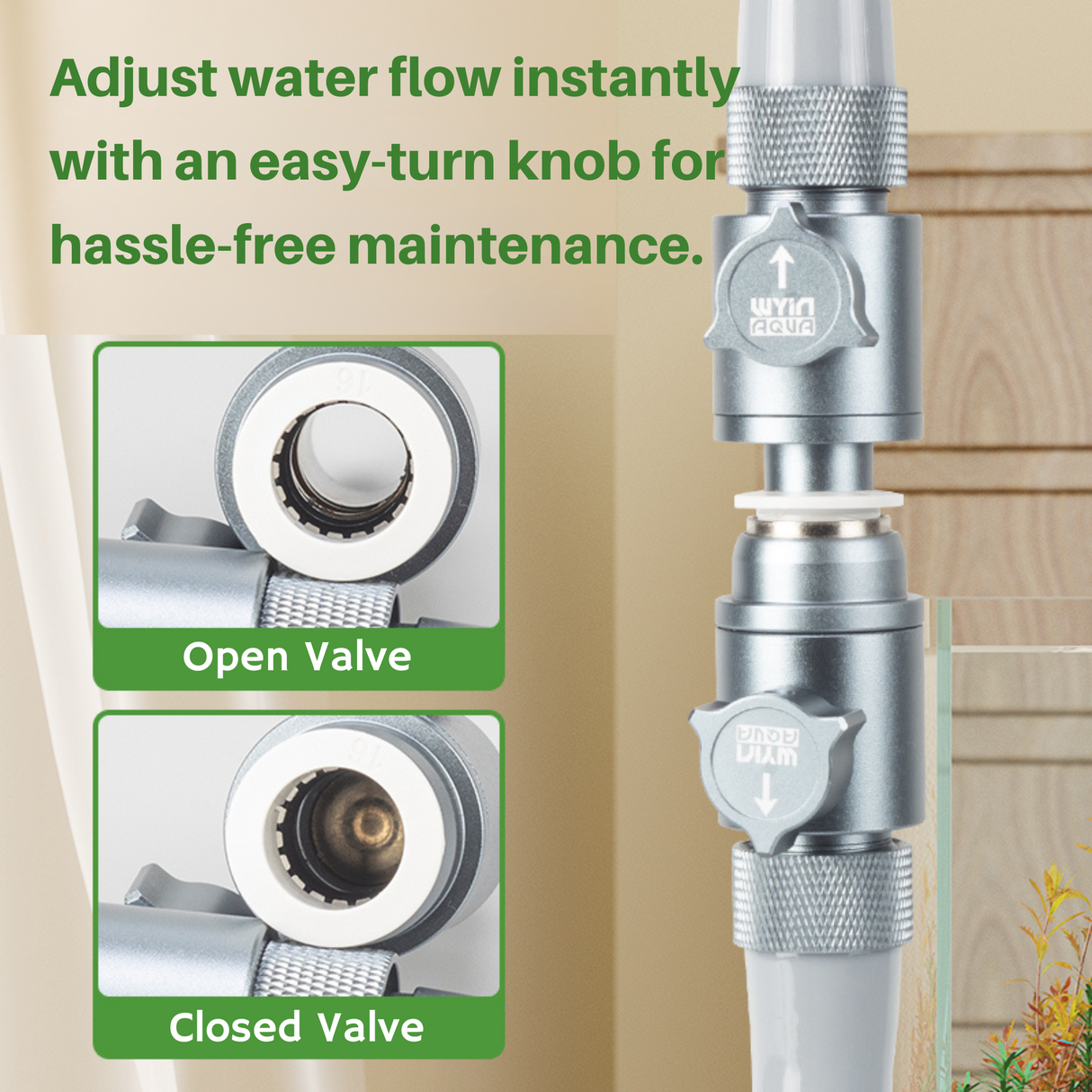 Wyin Aqua Quick-Plug Filter Hose Connector