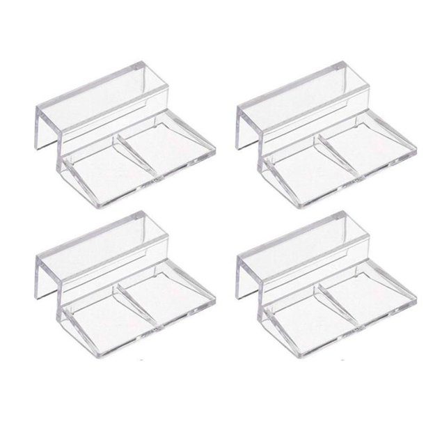 Acrylic Aquarium Glass Lid Holders – Set of 4 - The Aquascape Shop