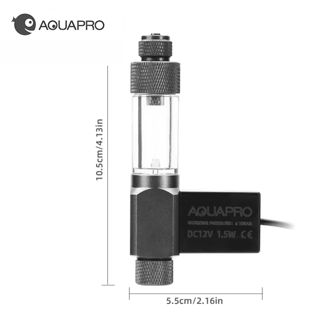 Aquapro Compact CO2 Regulator with Advanced Motorized Solenoid - The Aquascape Shop