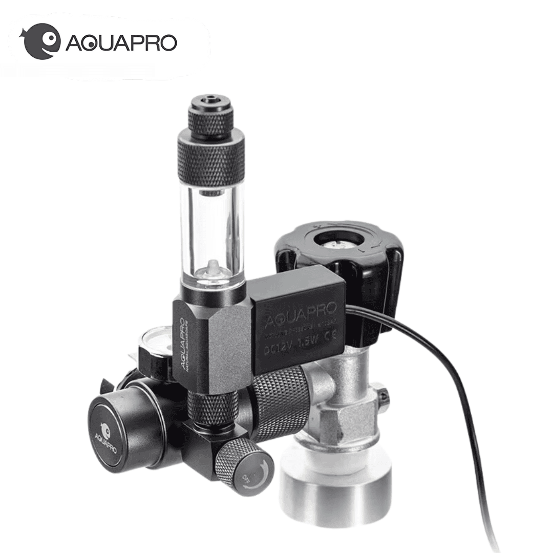 Aquapro Compact CO2 Regulator with Advanced Motorized Solenoid - The Aquascape Shop