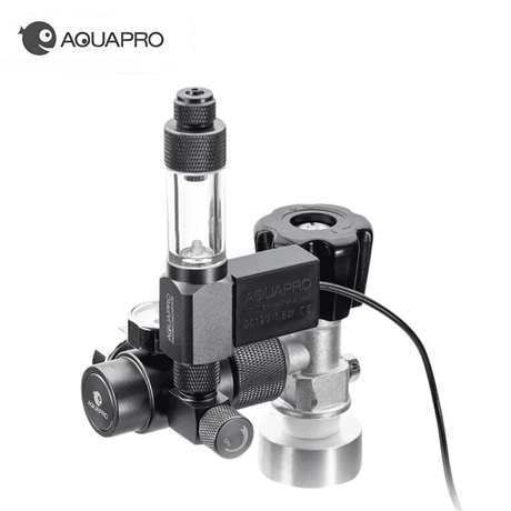 Aquapro Compact CO2 Regulator with Advanced Motorized Solenoid - The Aquascape Shop