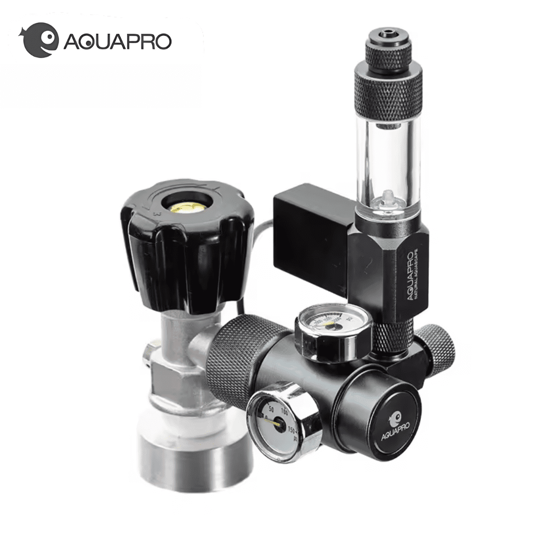 Aquapro Compact CO2 Regulator with Advanced Motorized Solenoid - The Aquascape Shop