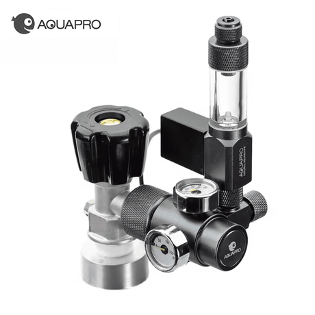 Aquapro Compact CO2 Regulator with Advanced Motorized Solenoid - The Aquascape Shop