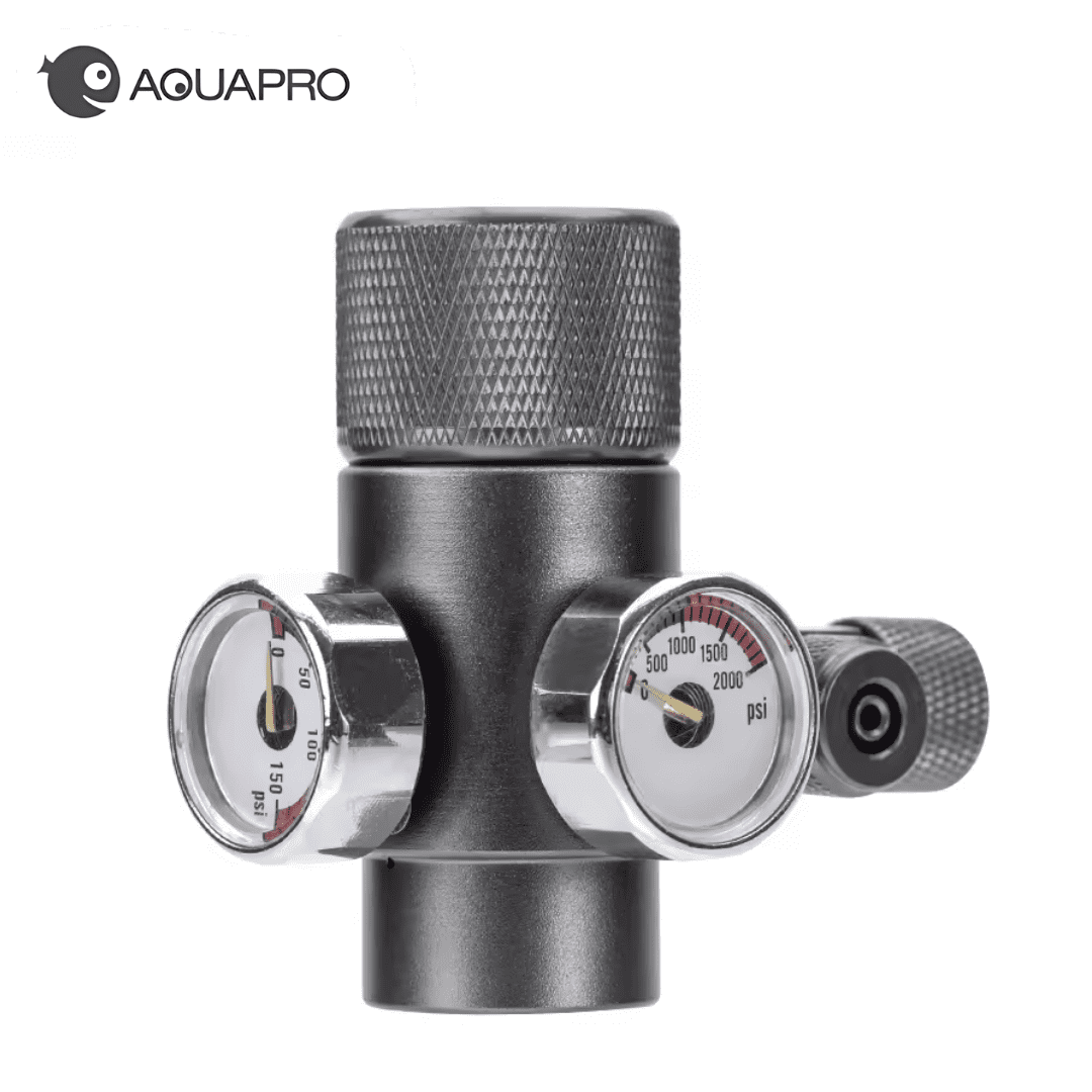 Aquapro Compact CO2 Regulator with Advanced Motorized Solenoid - The Aquascape Shop
