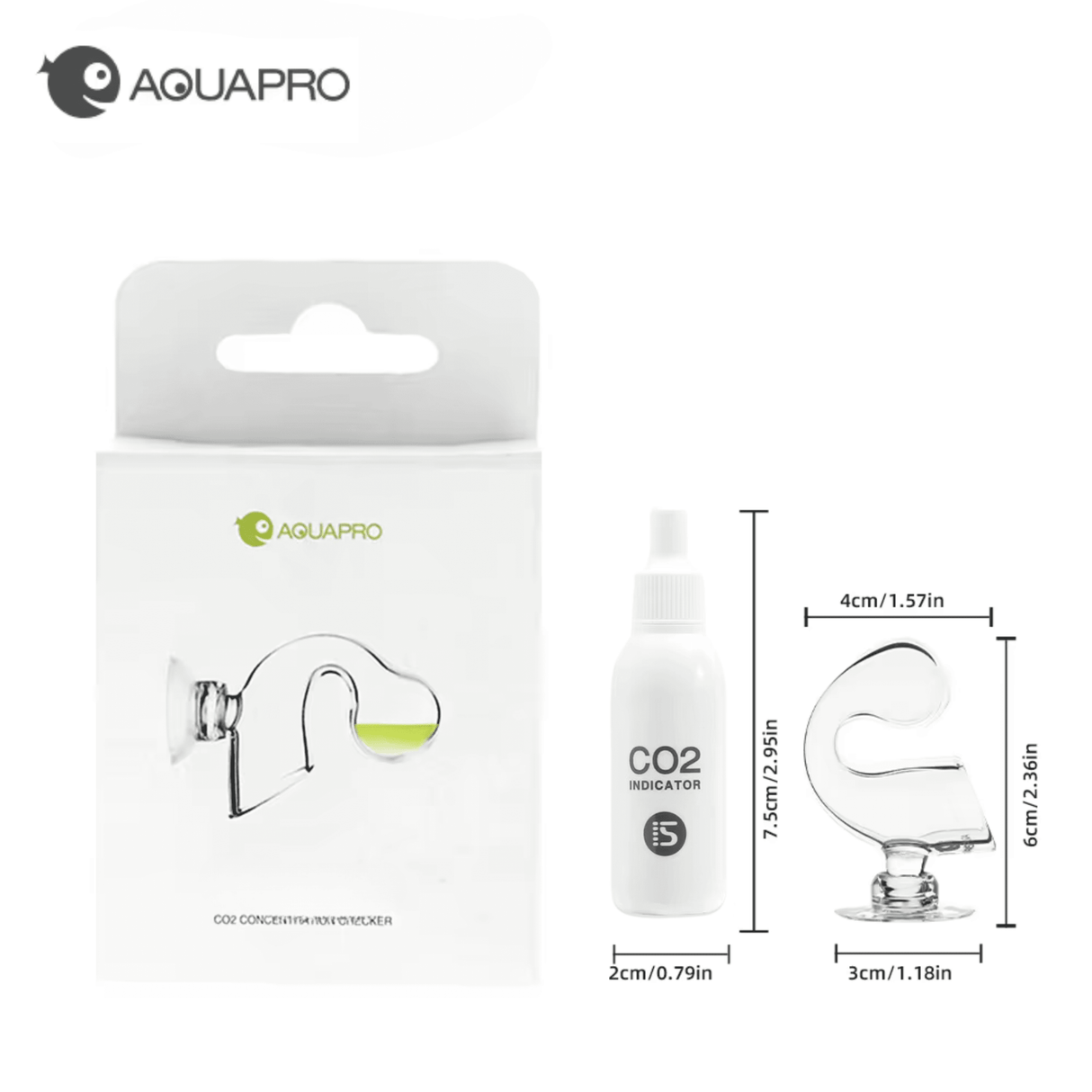Aquapro Glass Co2 Drop Checker Kit - The Aquascape Shop