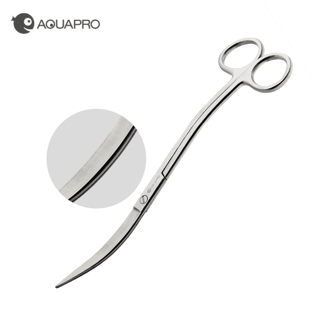 Aquapro Pro Aquarium Scissors - Silver - The Aquascape Shop