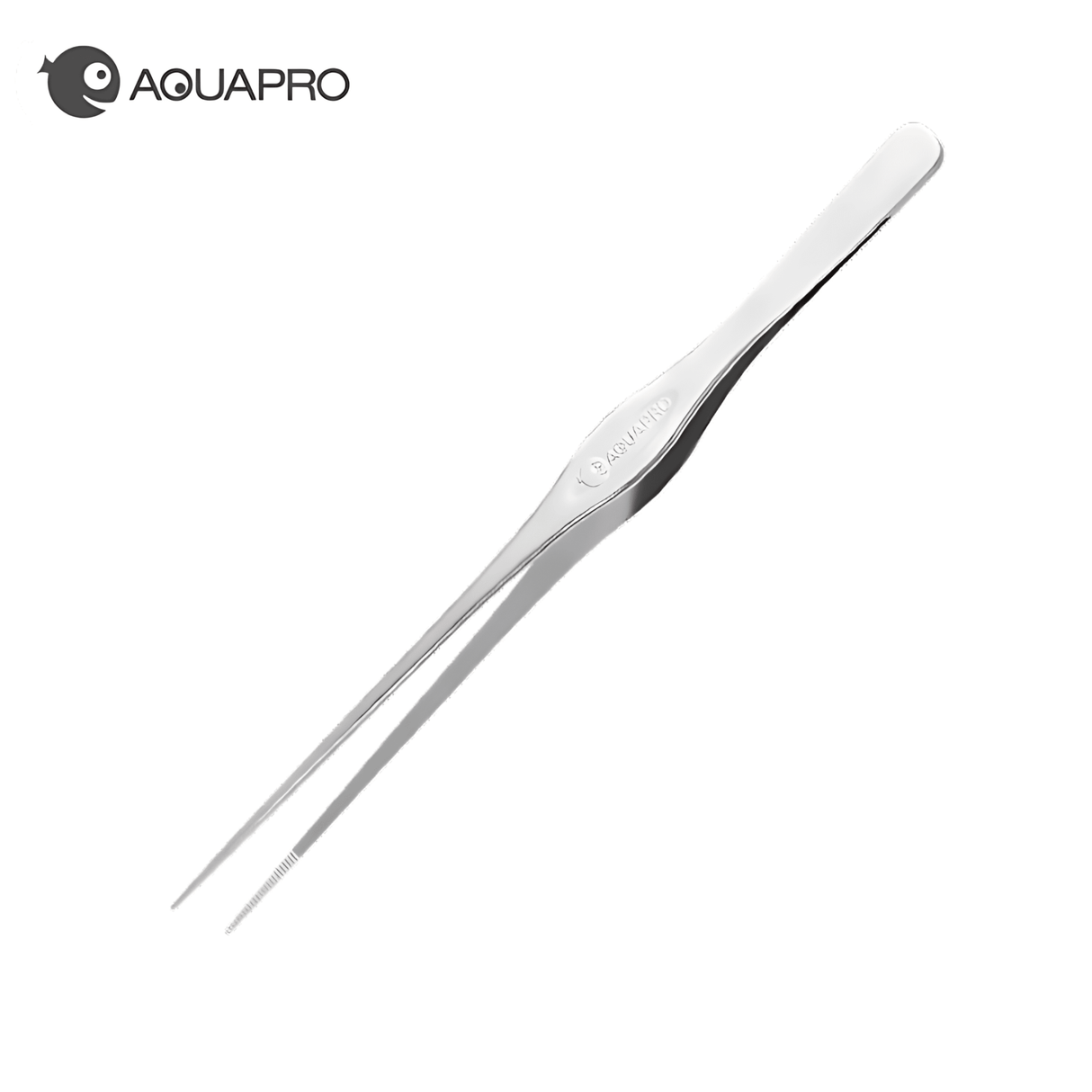 Aquapro Pro Plant Tweezers - Silver - The Aquascape Shop
