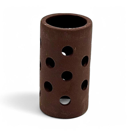 Aquarium Ceramic Breeding Shelter – Round Tunnel with Side Holes - The Aquascape Shop