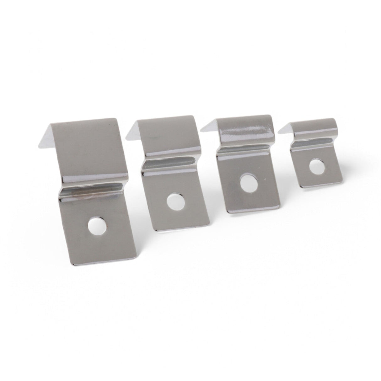 Aquarium Glass Lid Clips – Stainless Steel Holders with Silicone Pads - Set of 4 - The Aquascape Shop