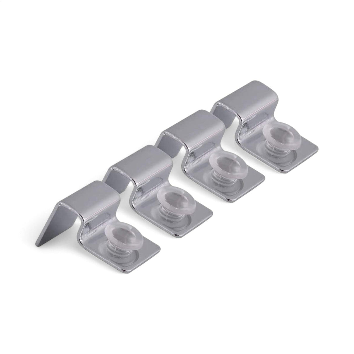 Aquarium Glass Lid Clips – Stainless Steel Holders with Silicone Pads - Set of 4 - The Aquascape Shop