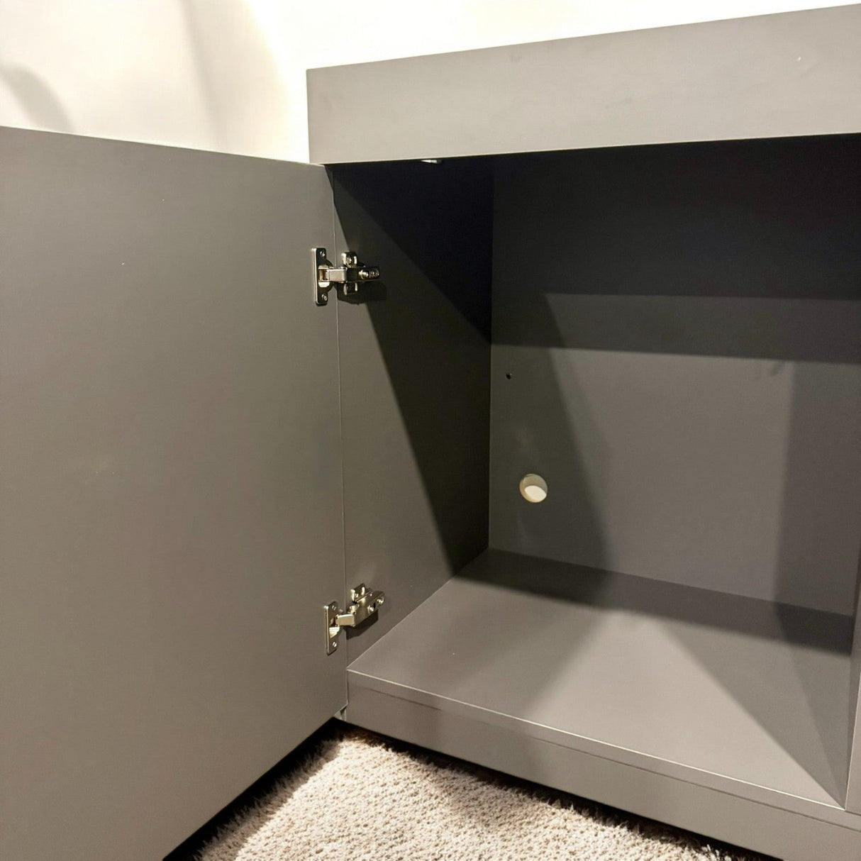 Aquascaping Essentials Aquarium Cabinet – 120x50x80cm Gun Metal Grey - The Aquascape Shop