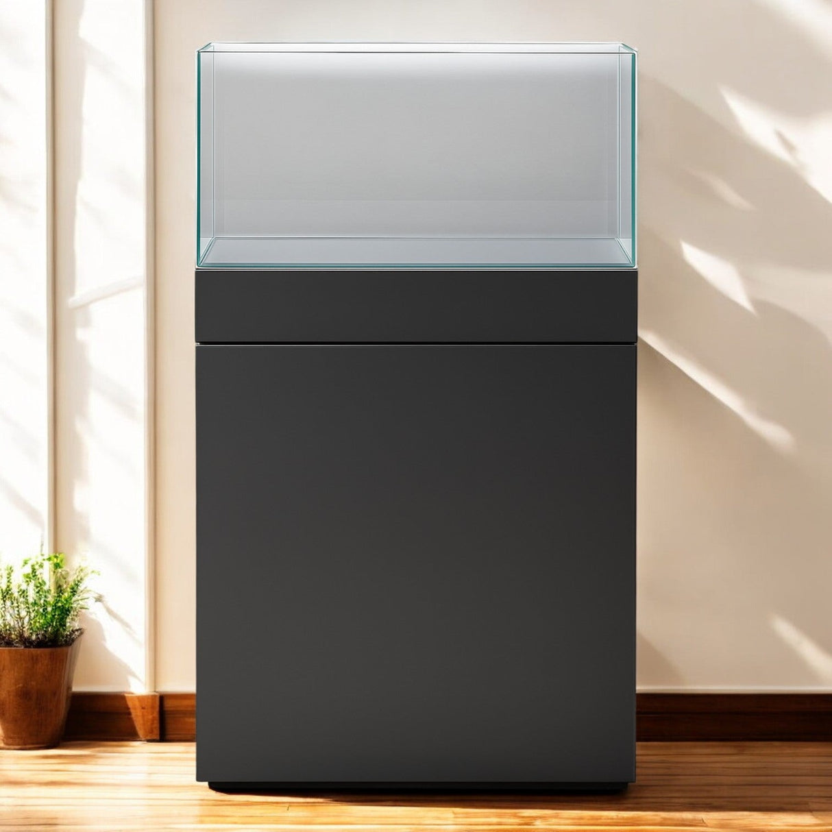 Aquascaping Essentials Aquarium Cabinet – 60x30x80cm Gun Metal Grey - The Aquascape Shop