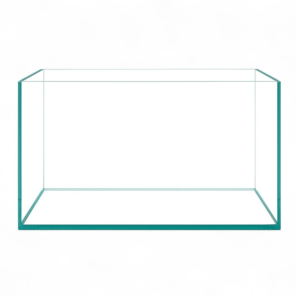 Aquascaping Essentials Ultra Clear Rimless Aquarium – 96L (60x40x40cm, 8mm Glass) - The Aquascape Shop