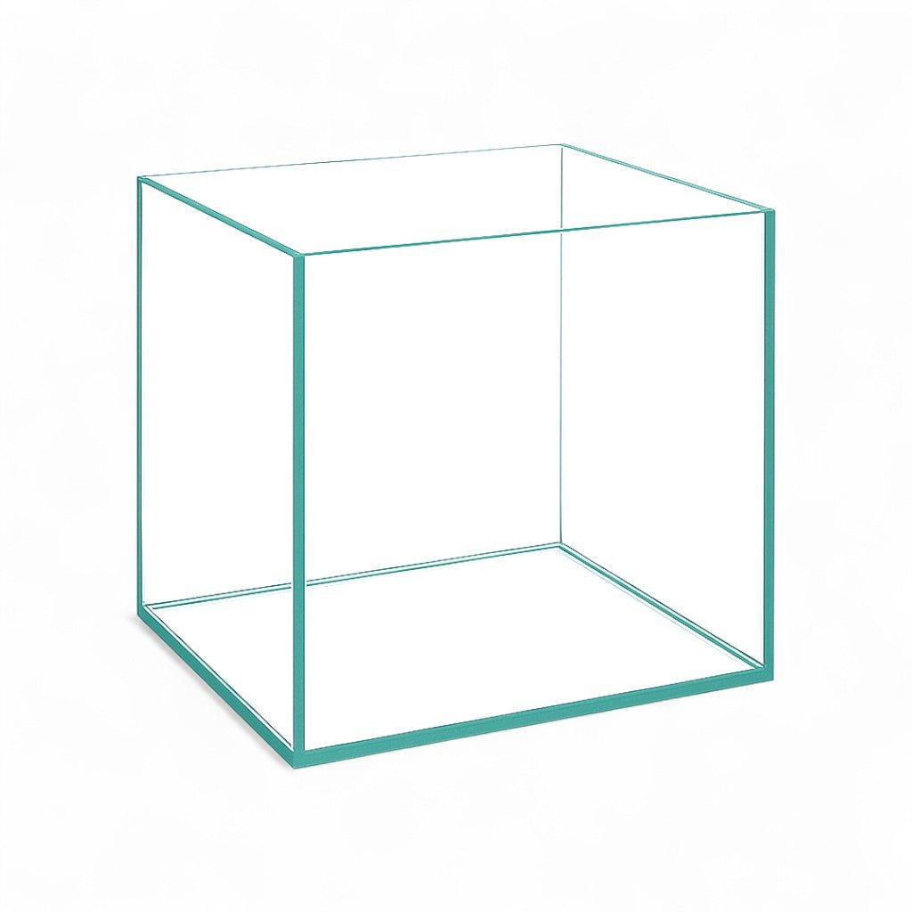 Aquascaping Essentials Ultra Clear Rimless Cube Aquarium – 42.9L (35x35x35cm, 6mm Glass) - The Aquascape Shop