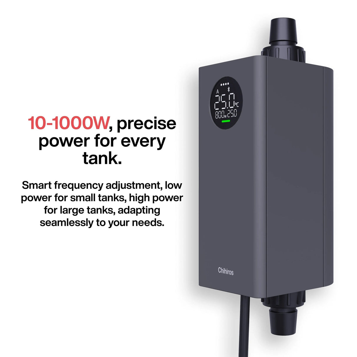 Chihiros Heater Pro – Smart External Aquarium Heater | 10W–1000W - The Aquascape Shop