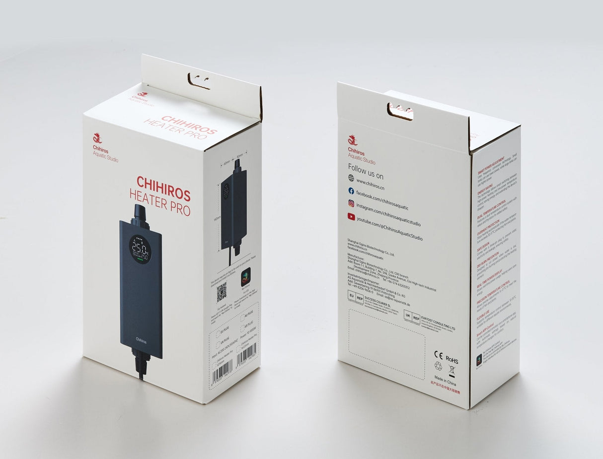 Chihiros Heater Pro – Smart External Aquarium Heater | 10W–1000W - The Aquascape Shop