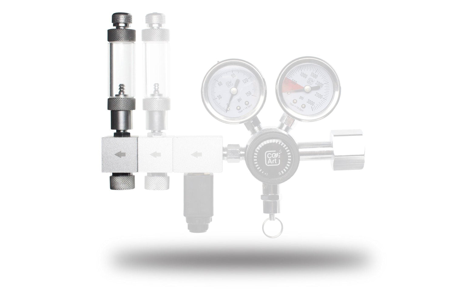 Co2 Art Manifold Block for PRO - ELITE Series Regulator - The Aquascape Shop