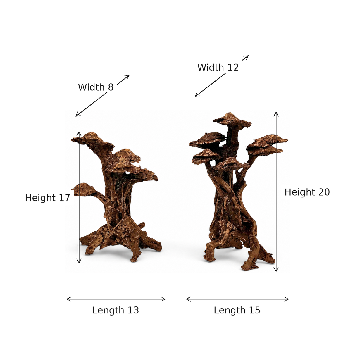 Grove Resin Bonsai Tree Set