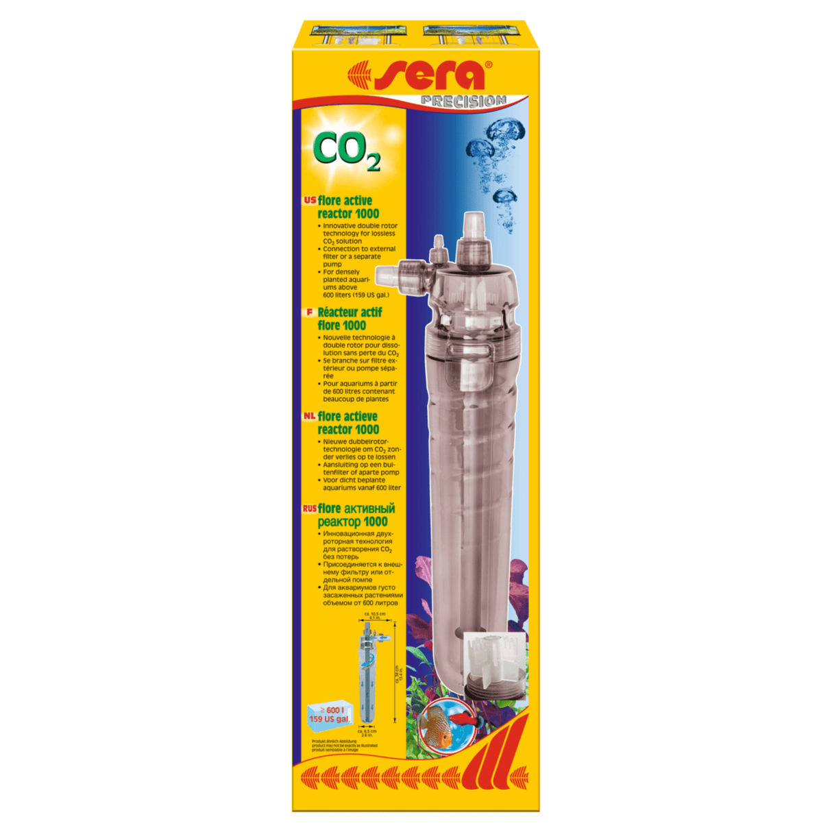 Sera Flore CO2 Active Reactor - The Aquascape Shop