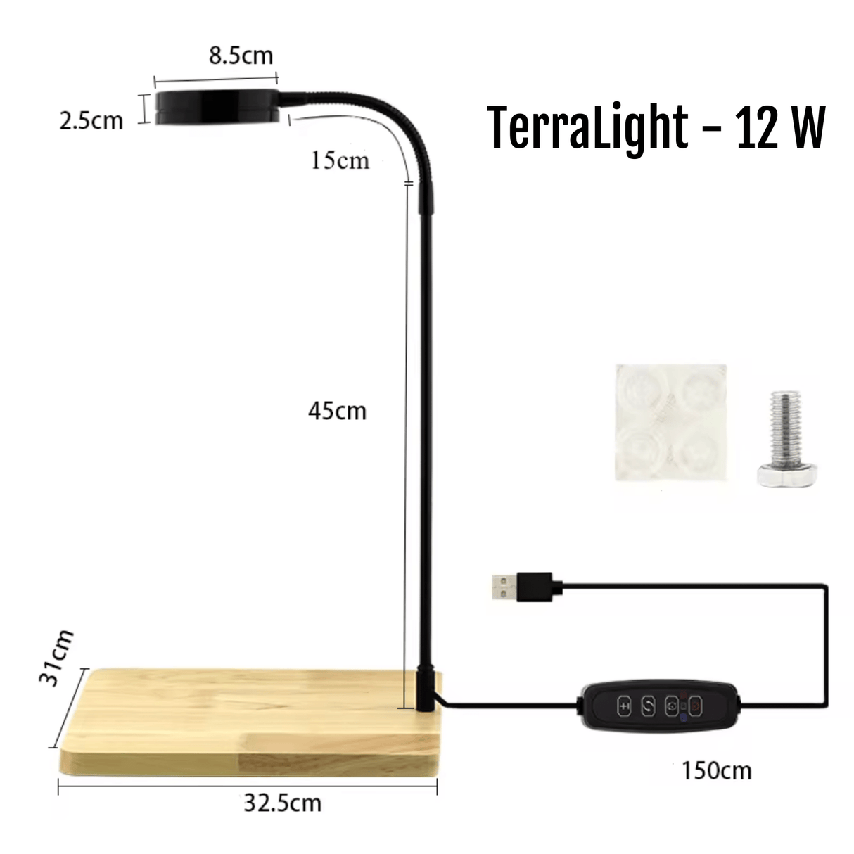 TerraLight LED with Bamboo Board - The Aquascape Shop