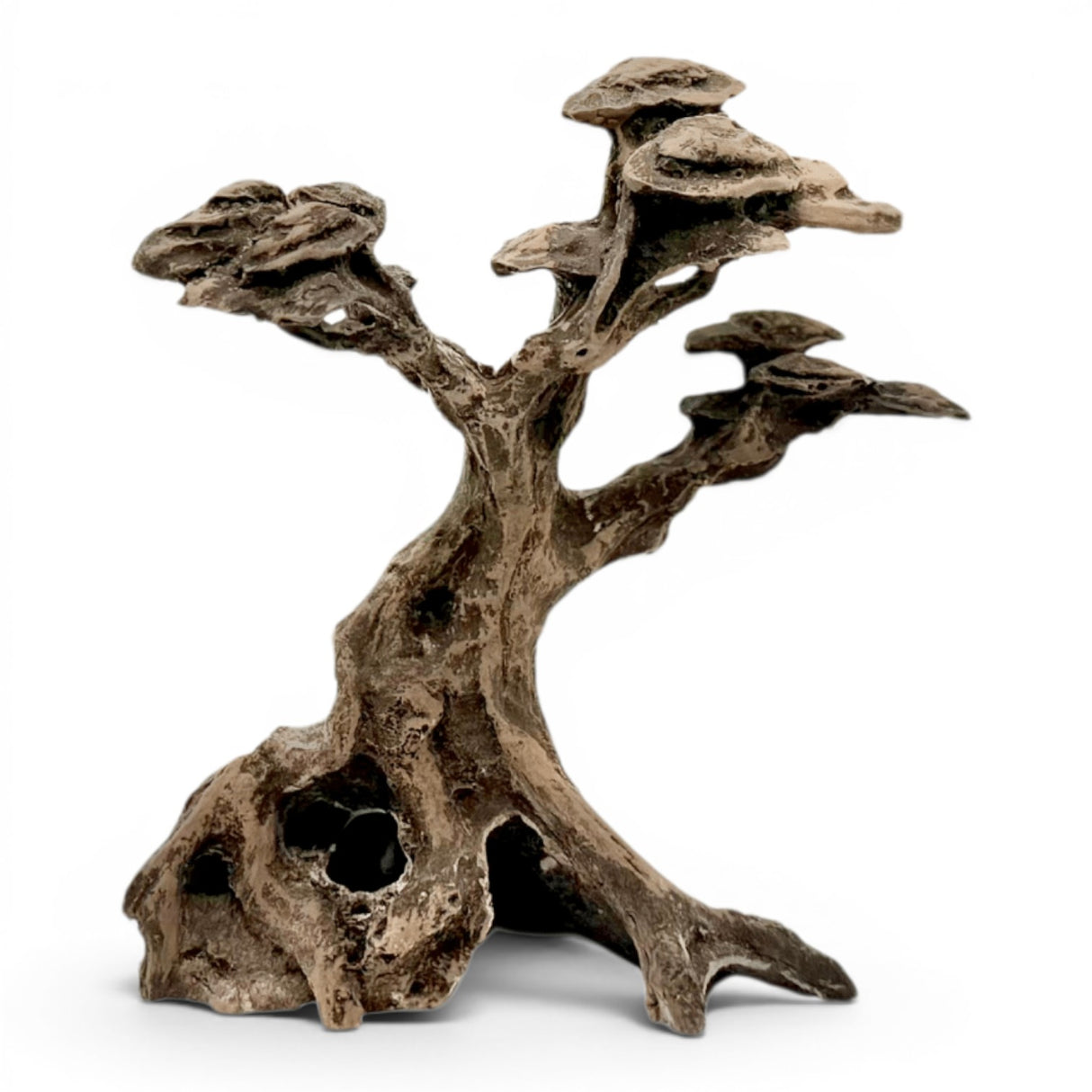 The Aquascape Shop Timeless Forest Set resin bonsai tree aquarium decoration with intricate details and caves.