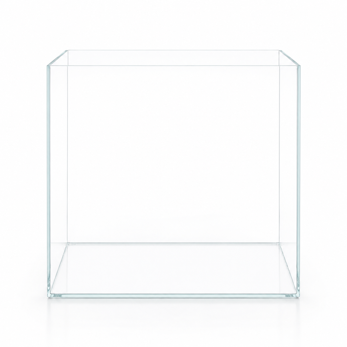 Aquascaping Essentials 超清晰无边框立方体水族箱 - 27L(30x30x30cm,5mm 玻璃)