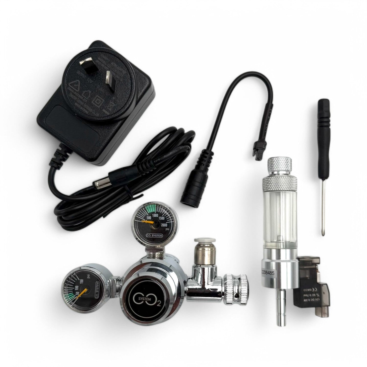 UUIDEAR PRO M100 Dual Gauge Mini CO₂ Regulator - The Aquascape Shop