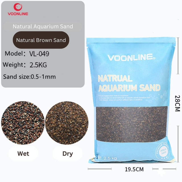 Voonline Natural Brown Sand - The Aquascape Shop