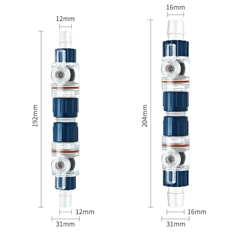 Week Aqua Double Tap Filter Hose Connector – Quick - Disconnect for Canister Filters - The Aquascape Shop