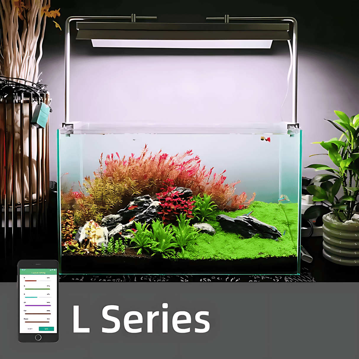 Week Aqua L Series D - PRO RGB - UV LED - The Aquascape Shop