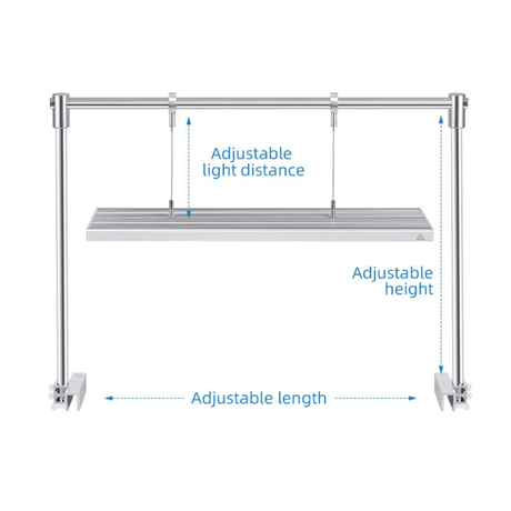 Week Aqua Side - Mount Aquarium Light Stand - The Aquascape Shop