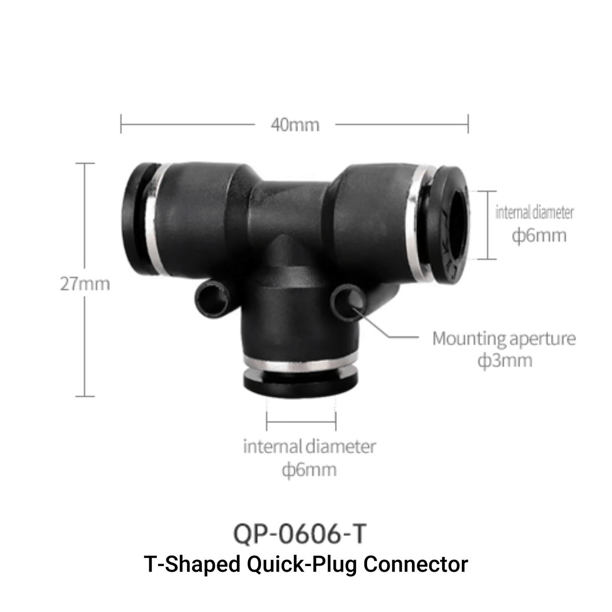 Week Aqua T - Shaped Quick - Plug Connector - The Aquascape Shop