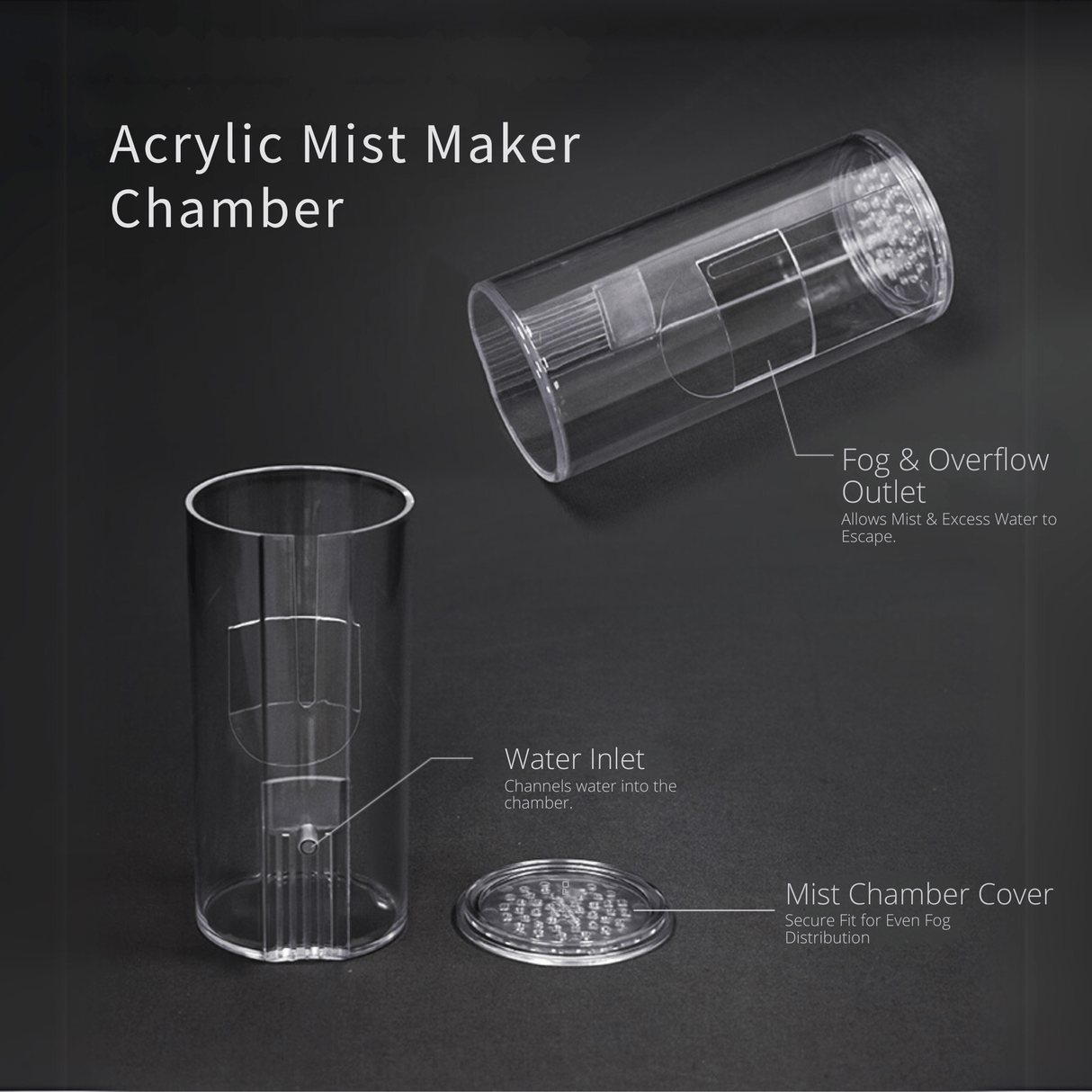 Week Aqua Ultrasonic Mist Maker Set - The Aquascape Shop