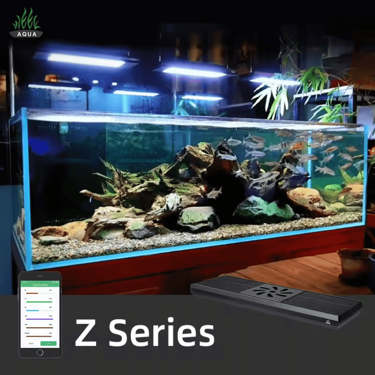 Week Aqua Z400 Series RGB - UV LED - The Aquascape Shop