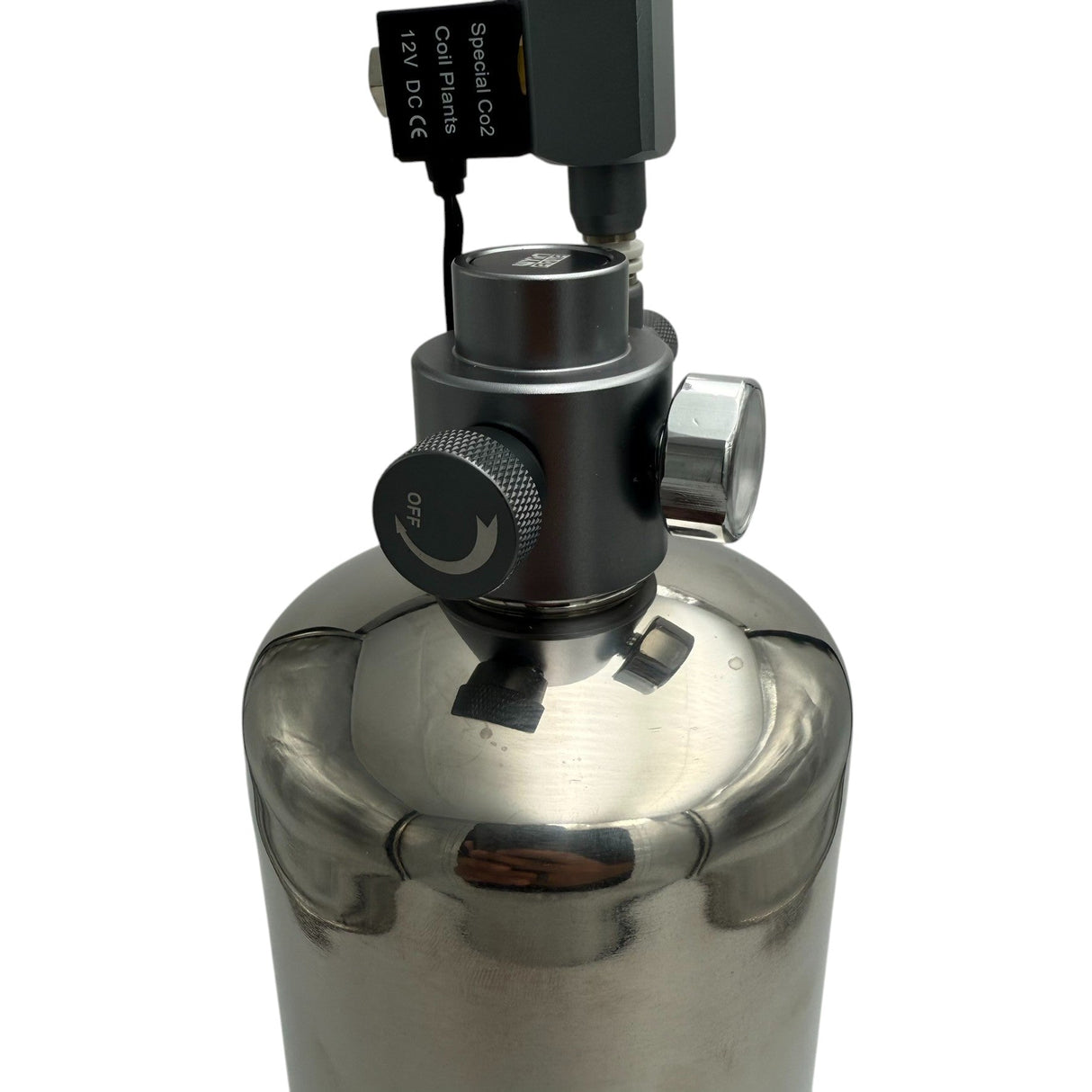 Wyin Aqua Citric Acid CO₂ System – Stainless Steel 5L Complete Kit with Regulator, Solenoid & Diffuser - The Aquascape Shop