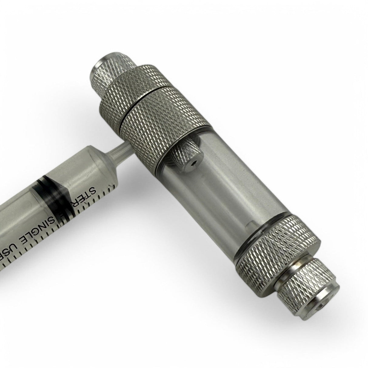 Wyin Aqua Inline CO₂ Bubble Counter with Syringe Refill - The Aquascape Shop