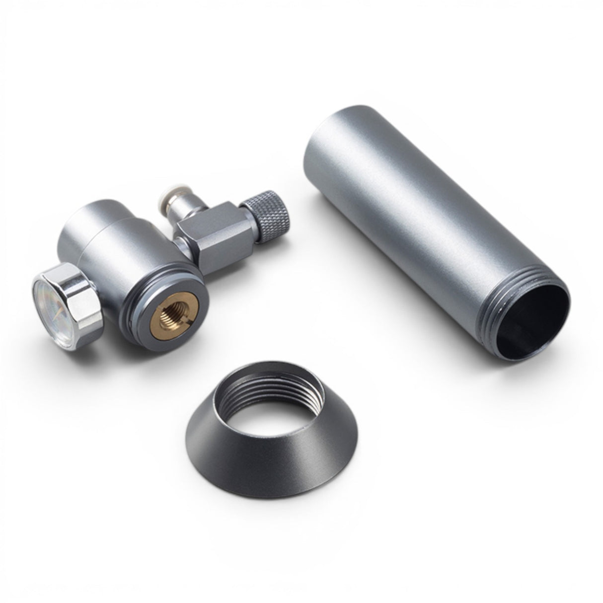 Wyin Aqua Mini CO₂ Regulator with Integrated Solenoid & Bubble Counter