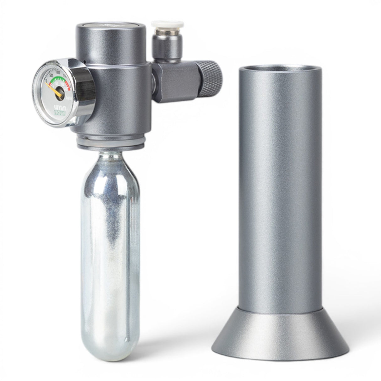 Wyin Aqua Mini CO₂ Regulator with Integrated Solenoid & Bubble Counter