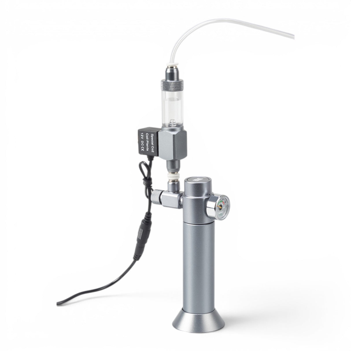 Wyin Aqua Mini CO₂ Regulator with Integrated Solenoid & Bubble Counter