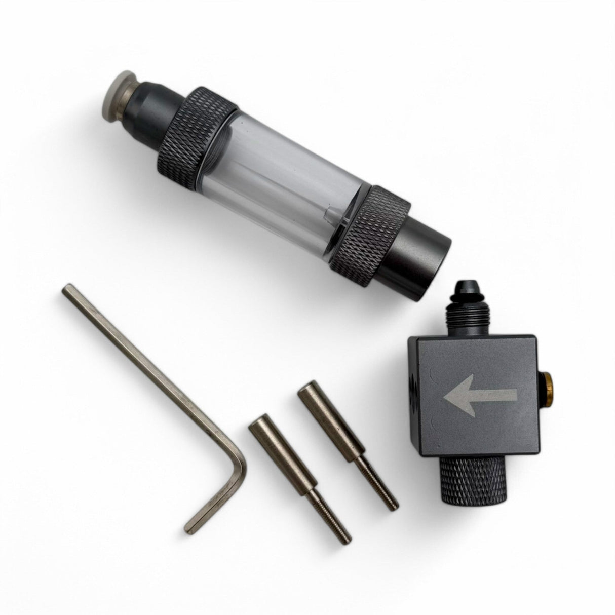 Wyin Aqua Modular CO₂ Extension Manifold Block (with Bubble Counter) - The Aquascape Shop