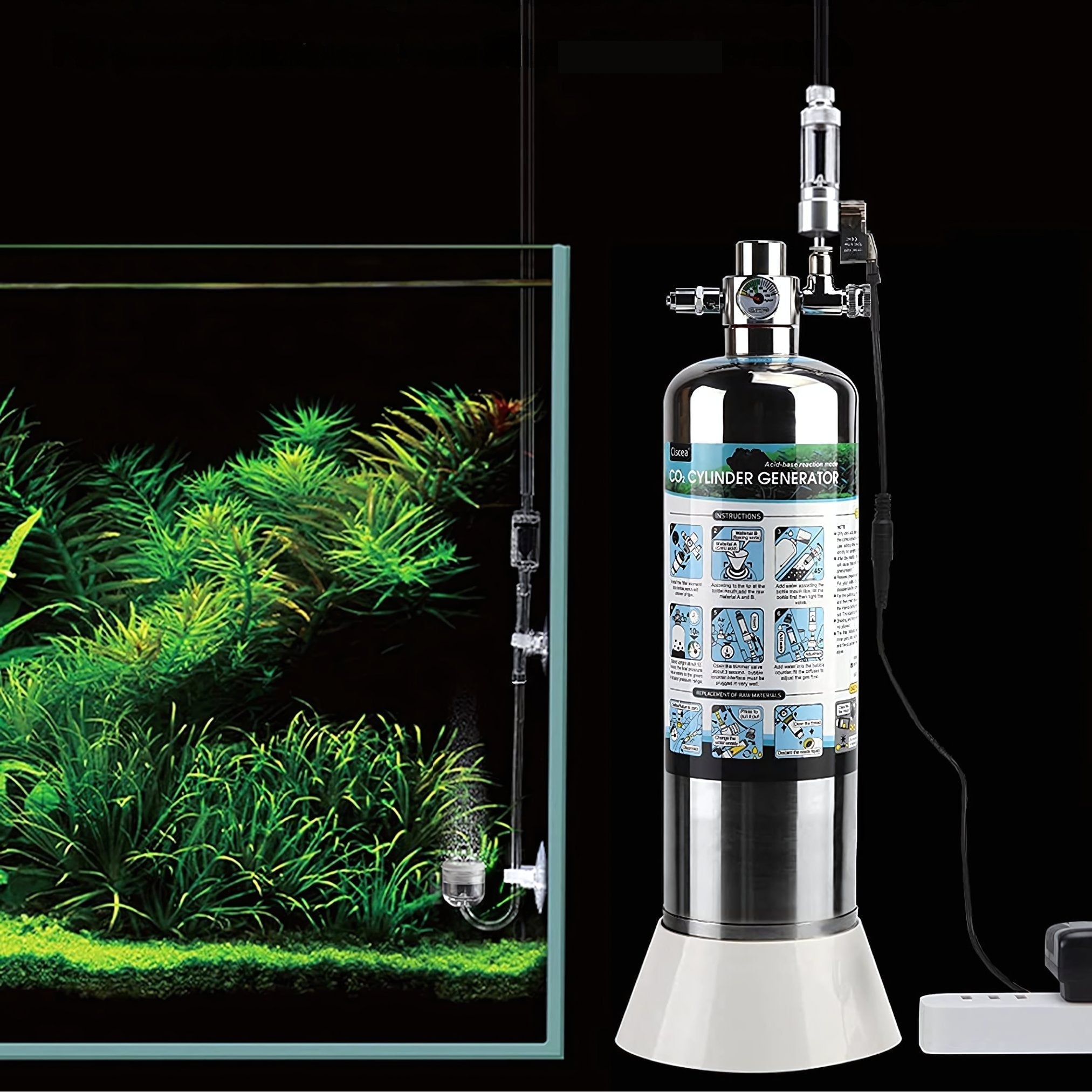 Aquarium CO2 Injection Kit | Planted Tank CO2 Regulator System